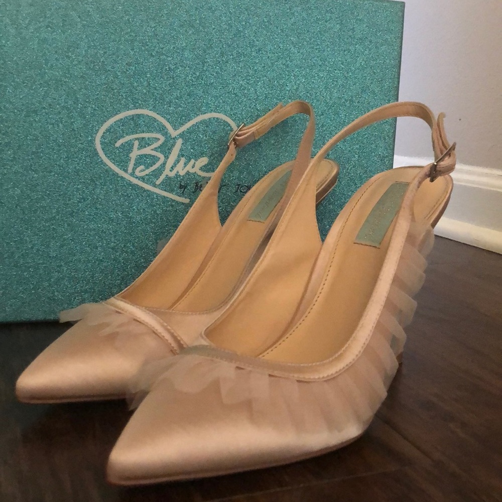 Betsy Johnson satin heels